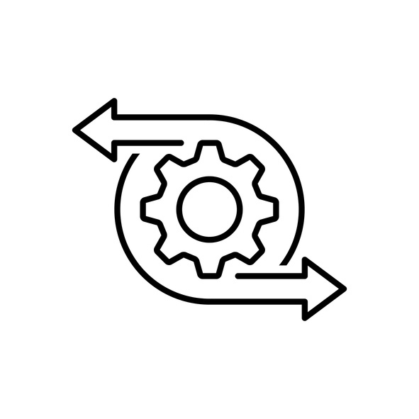 Flexible estate plan concept: illustration of a gear