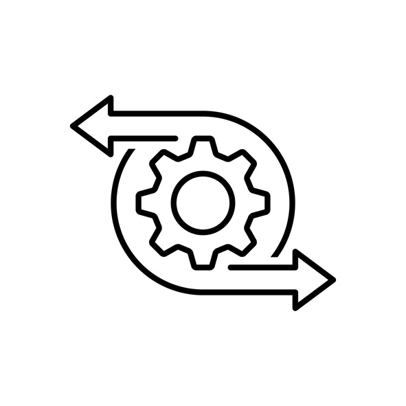 Flexible estate plan concept: illustration of a gear