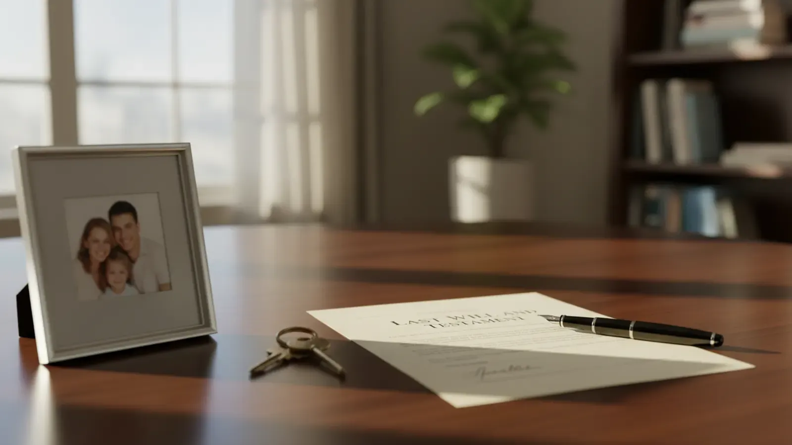 Estate planning papers and house keys for a Massachusetts family considering what happens without a will
