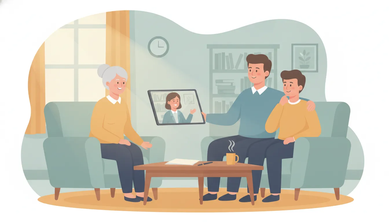 Massachusetts family discussing dementia-focused elder law planning with an attorney