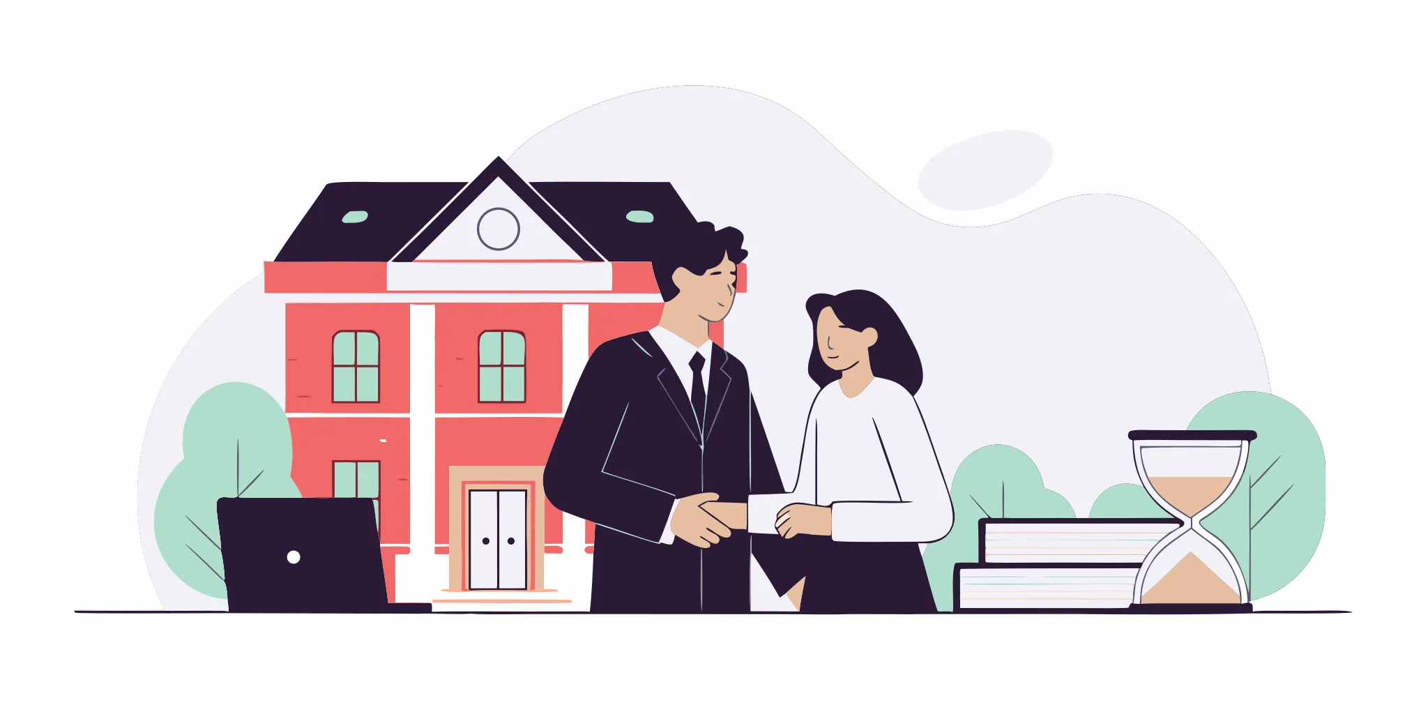 Emergency estate planning attorney in Framingham, MA with legal documents and an hourglass.