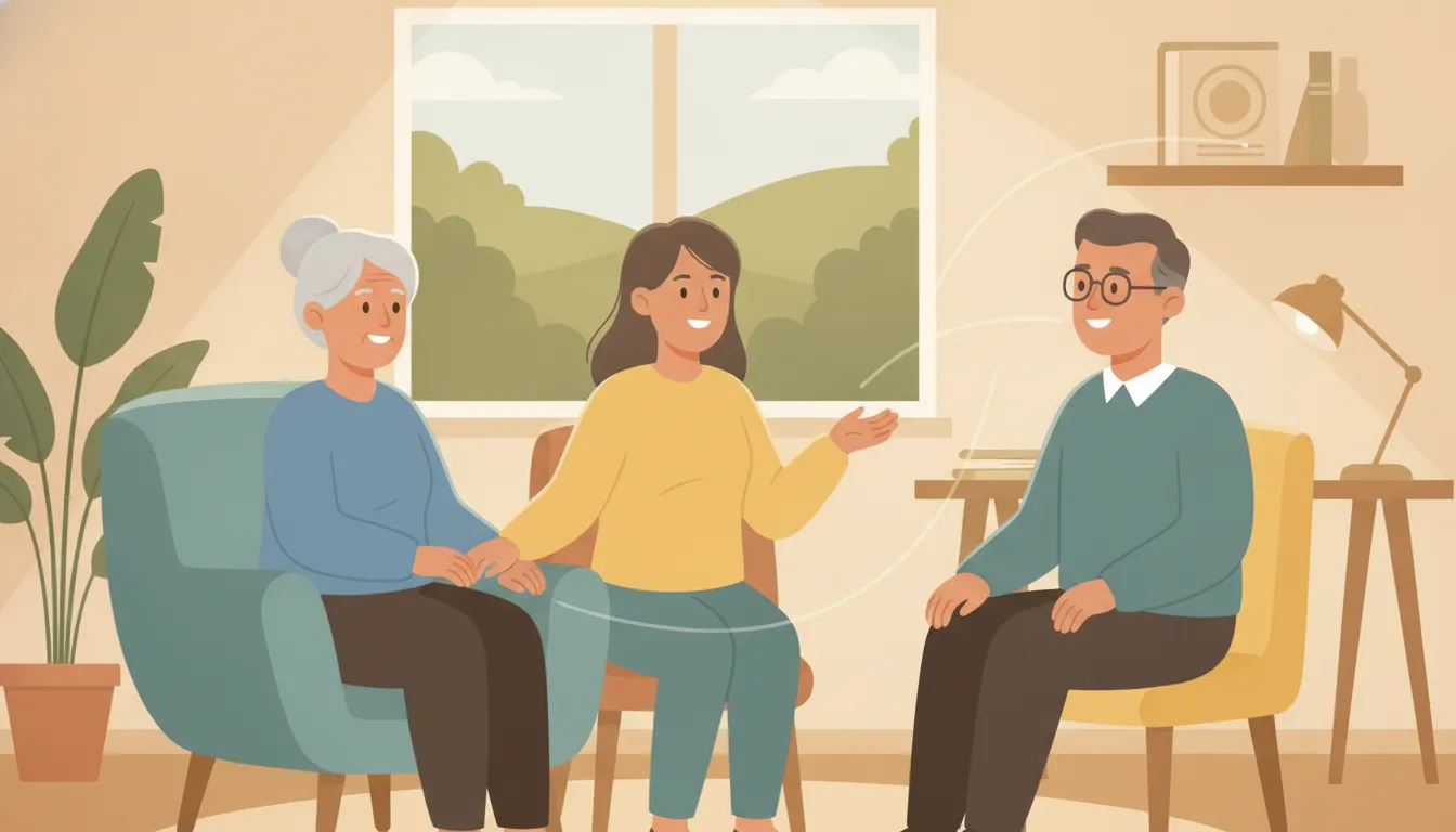 Massachusetts family discussing elder law and estate planning with an attorney