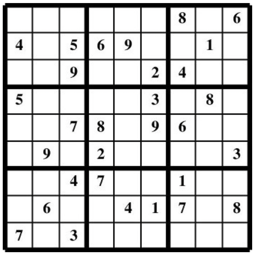 Sudoku Puzzle - click to download