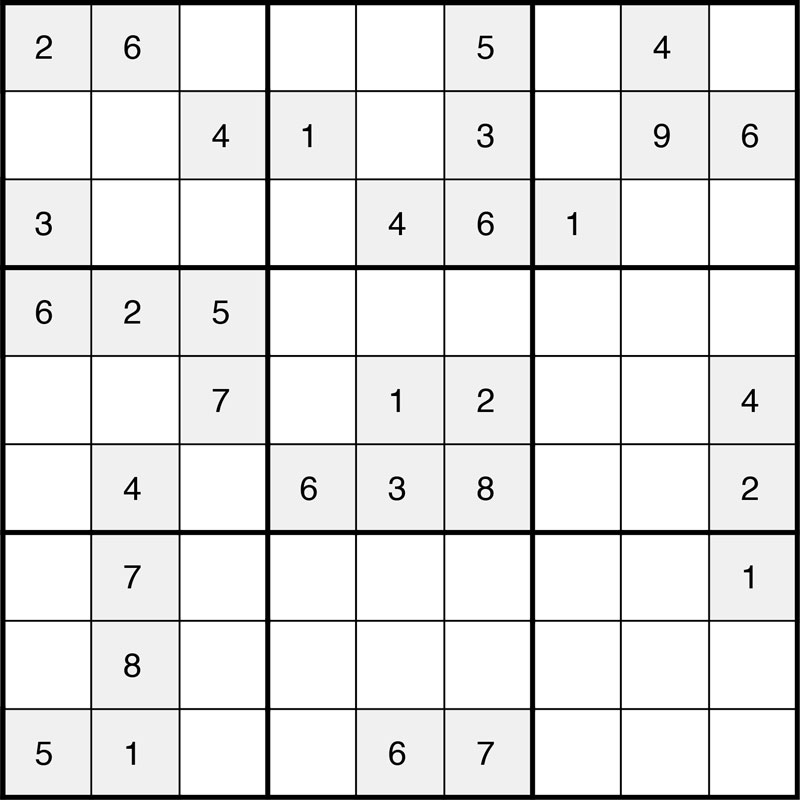 Sudoku puzzle - click to download